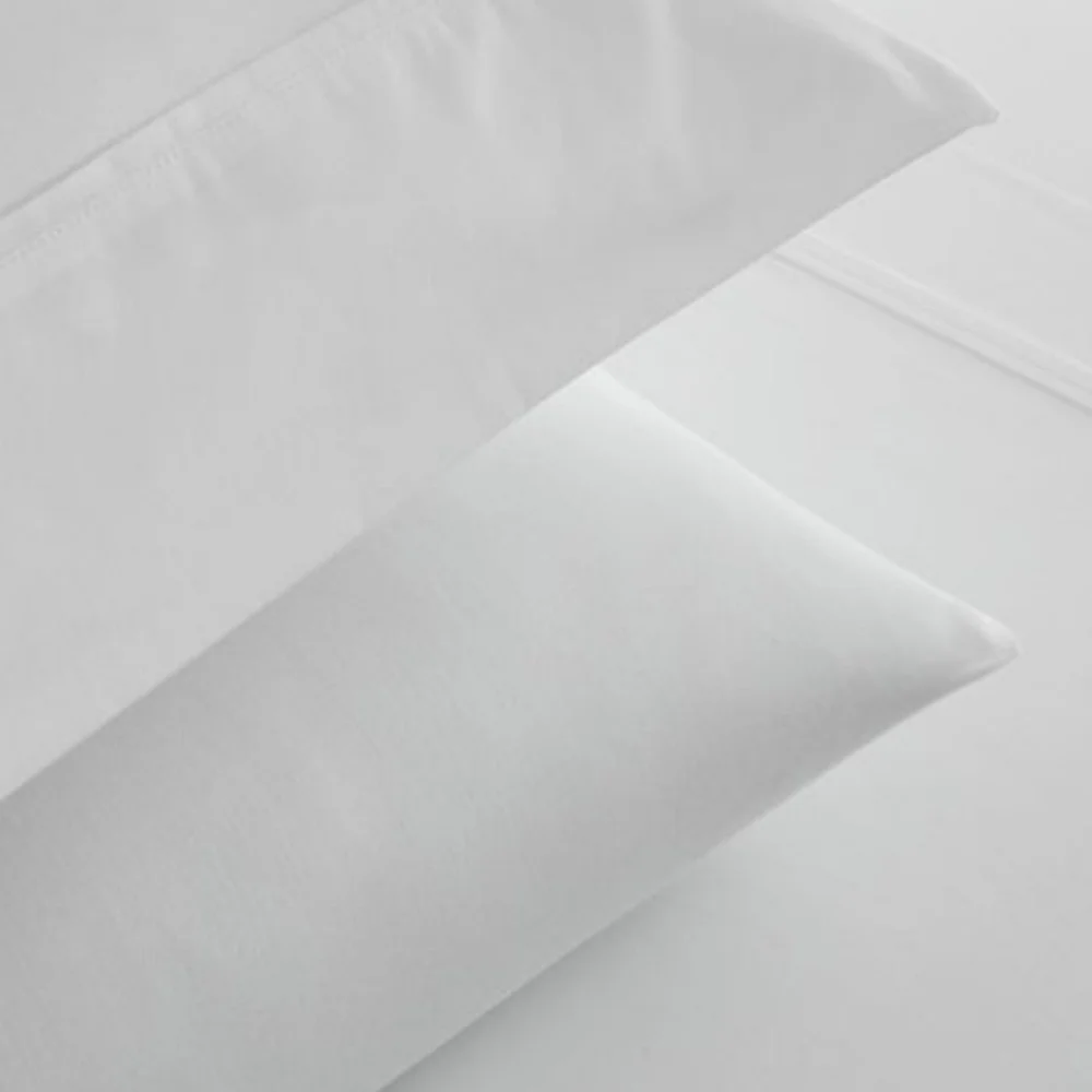 Luxury White Sheet Set 400-Thread-Count Sateen Wide Hem,King & Queen, $189.00US